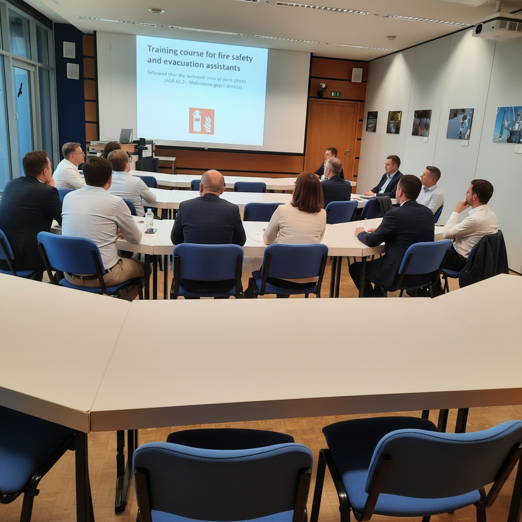 Fire safety training room german english inside2